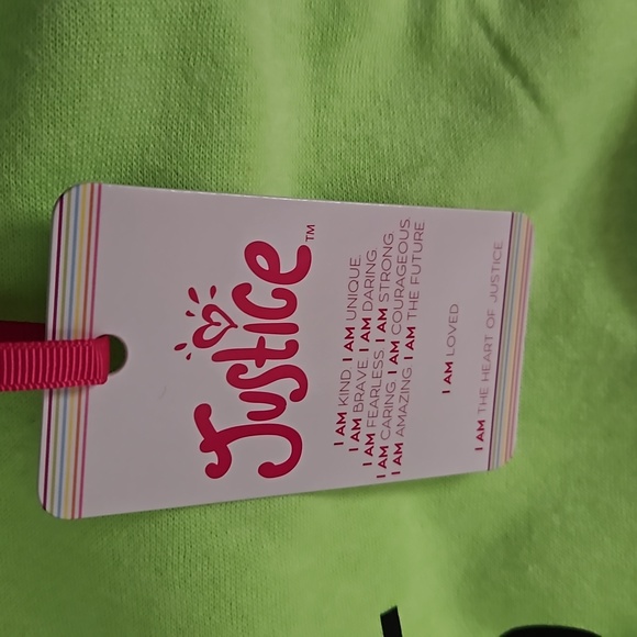 Justice Girls Hoodie Sweatshirt Green - Picture 6 of 6